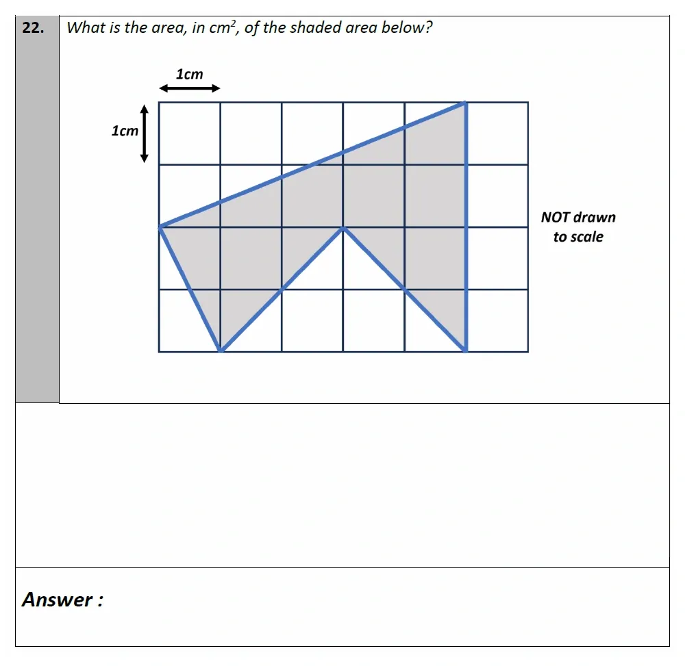 Question 22 - Eltham College - 11 Plus Maths Entrance and Scholarship Exam Sample Paper - 2026