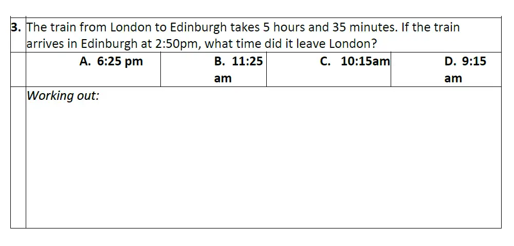 Question 3 - Eltham College Year 7 Entrance and Scholarship Exam 2024