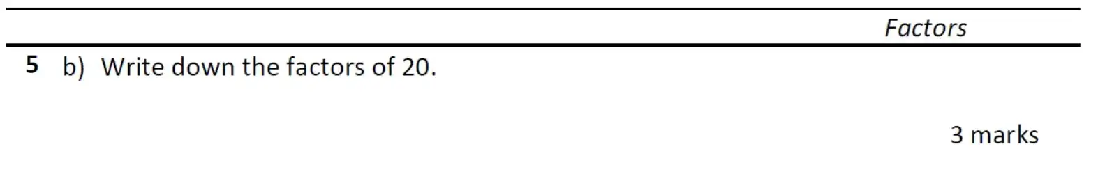 Question 5(b) - Eltham College - 11 Plus Maths Entrance Exam - 2026