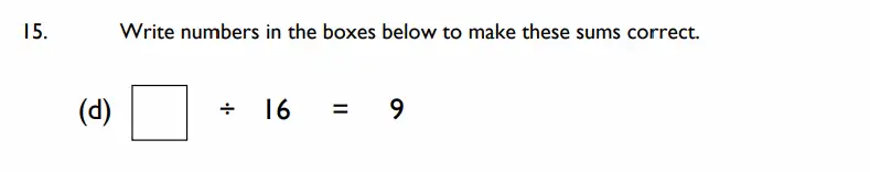 Question 15(d) - Emanuel School - 11 Plus Maths Paper B - 2026
