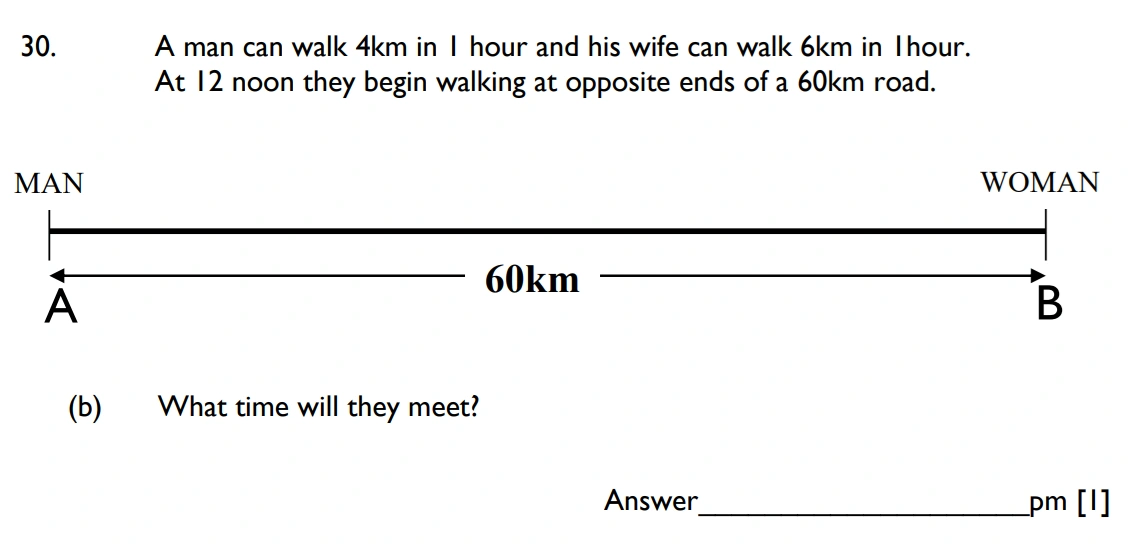 Question 30(b) - Emanuel School - 11 Plus Maths Paper B - 2026