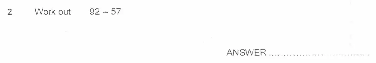 Question 2 - Forest School 11 Plus Maths Entrance Exam Sample Paper - 2024