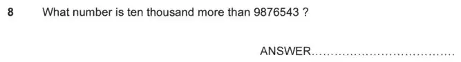 Question 8 - Forest School – 11+ practice paper 1 - 2024