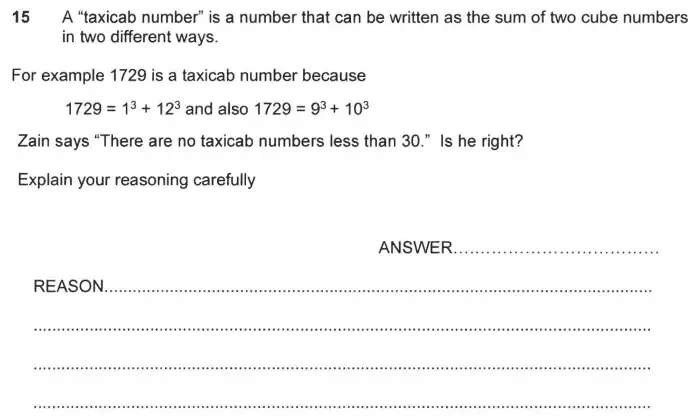 Question 15 - Forest School – 11+ practice paper 1 - 2024