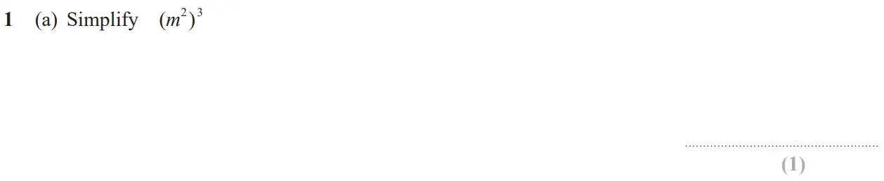 Question 1(a) - GCSE Edexcel Higher Maths Past Paper 3 (Calculator) - June 2023