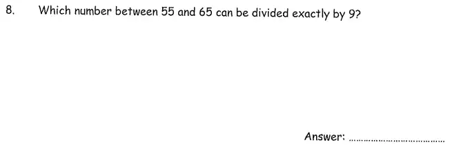 Question 8 - The London Independent Girls' Schools' Consortium Group 1 Maths 2009