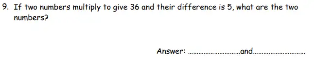 Question 9 - The London Independent Girls' Schools' Consortium Group 1 Maths 2010