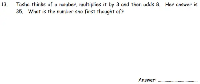 Question 13 - The London Independent Girls' Schools' Consortium Group 1 Maths 2010