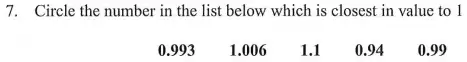 Question 7 - The North London Independent Girls' Schools' Consortium Group 1 Maths 2012