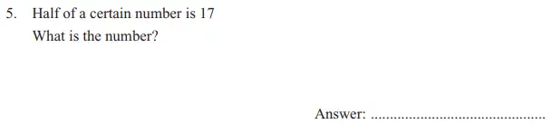 Question 5 - The North London Independent Girls' Schools' Consortium Group 1 Maths 2013