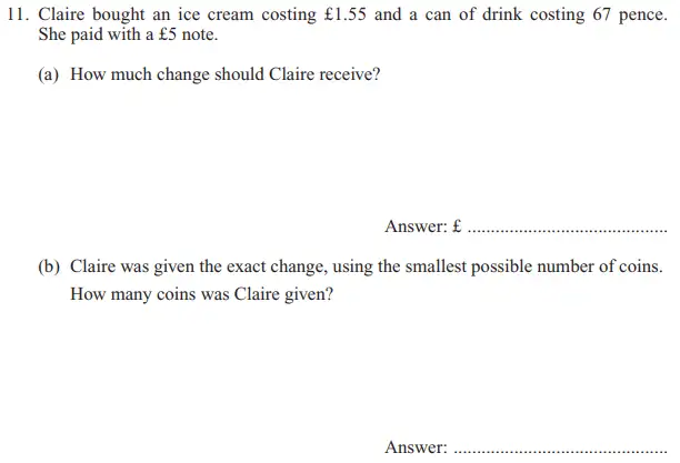 Question 11(a,b) - The North London Independent Girls' Schools' Consortium Group 1 Maths 2013