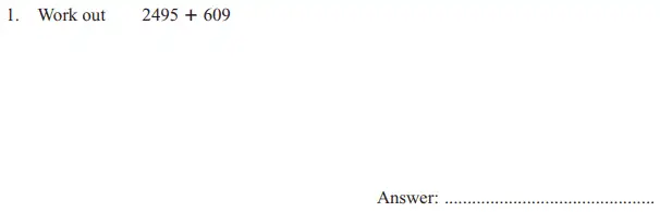 Question 1 - The North London Independent Girls' Schools' Consortium Group 1 Maths 2014