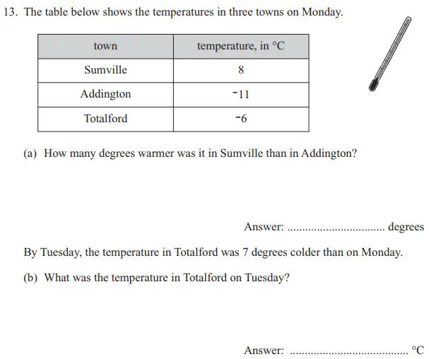 Question 13(13(a),13(b)) - The North London Independent Girls' Schools' Consortium Group 1 Maths 2014
