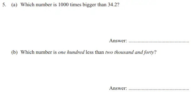 Question 5(a,b) - The North London Independent Girls' Schools' Consortium Group 1 Maths 2014
