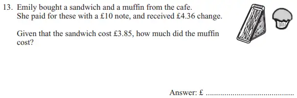 Question 13 - The North London Independent Girls Schools Consortium Group 1 Maths 2015