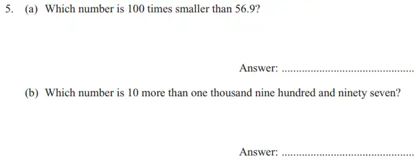 Question 05 - The North London Independent Girls Schools Consortium Group 1 Maths 2015