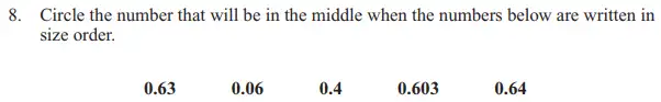 Question 08 - The North London Independent Girls Schools Consortium Group 1 Maths 2015
