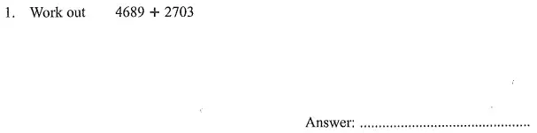 Question 1 - The North London Independent Girls' Schools' Consortium Group 1 Maths 2016