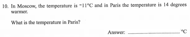 Question 10 - The North London Independent Girls' Schools' Consortium Group 1 Maths 2016