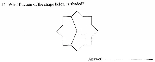 Question 12 - The North London Independent Girls' Schools' Consortium Group 1 Maths 2016