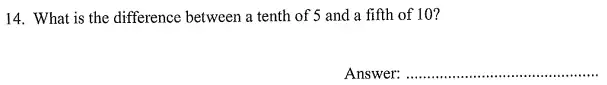 Question 14 - The North London Independent Girls' Schools' Consortium Group 1 Maths 2016