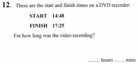 Question 12 - The North London Independent Girls' Schools' Consortium Group 2 Maths 2010