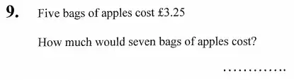 Question 9 - The North London Independent Girls' Schools' Consortium Group 2 Maths 2010