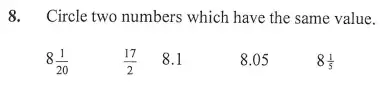 Question 8 - The North London Independent Girls' Schools' Consortium Group 2 Maths 2011