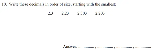 Question 10 - The North London Independent Girls' Schools' Consortium Group 2 Maths 2012
