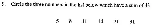 Question 9 - The North London Independent Girls' Schools' Consortium Group 2 Maths 2013