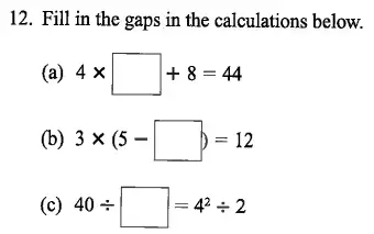 Question 12(12(a),12(b),12(c)) - The North London Independent Girls' Schools' Consortium Group 2 Maths 2013