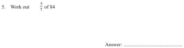 Question 5 - The North London Independent Girls' Schools' Consortium Group 2 Maths 2016