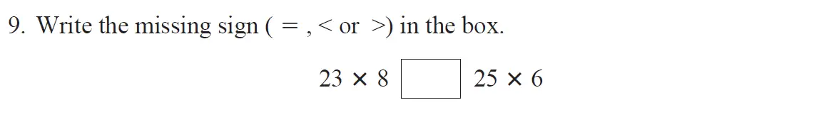 Question 9 - The North London Independent Girls' Schools' Consortium Group 2 Maths 2017