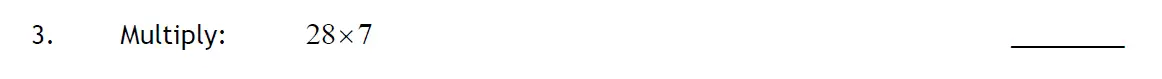 Question 3 - Haberdashers Askes Boys School HABS – 11 Plus Entrance Exam 2015
