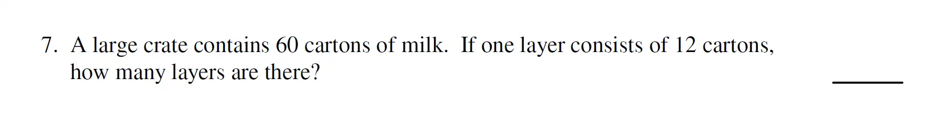 Question 7 - Haberdashers’ Aske’s Boys’ School (HABS) 11 Plus Maths Sample Paper – 2007