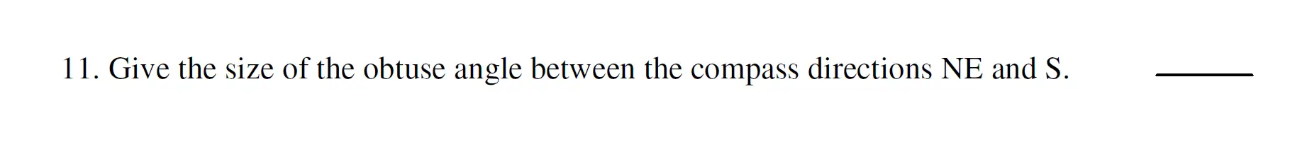Question 11 - Haberdashers’ Aske’s Boys’ School (HABS) 11 Plus Maths Sample Paper – 2007