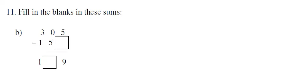 Question 11(b) - Haberdashers’ Aske’s Boys’ School (HABS) 11 Plus Maths Sample Paper – 2008