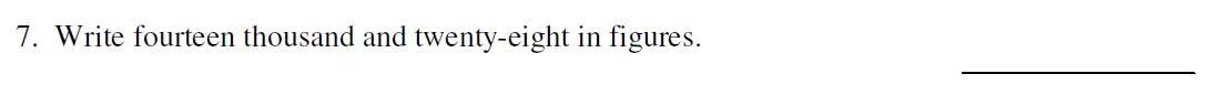 Question 7 - Haberdashers’ Aske’s Boys’ School (HABS) 11 Plus Maths Sample Paper – 2008