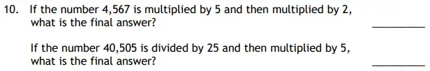 Question 10(10(a),10(b)) - Haberdashers’ Aske’s Boys’ School (HABS) 11 Plus Maths Sample Paper – 2010