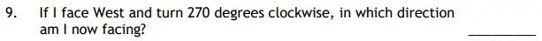 Question 9 - Haberdashers’ Aske’s Boys’ School (HABS) 11 Plus Maths Sample Paper – 2010