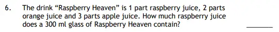Question 6 - Haberdashers’ Aske’s Boys’ School (HABS) 11 Plus Maths Sample Paper – 2011