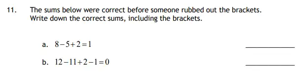 Question 11(a,b) - Haberdashers’ Aske’s Boys’ School (HABS) 11 Plus Maths Sample Paper – 2017