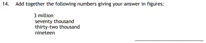 Question 14 - Haberdashers’ Aske’s Boys’ School – Mathematics Specimen Paper – 2013