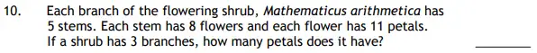 Question 10 - The Haberdashers' Aske's Boys’ School HABS - 11+ Maths Entrance Examination - 2014