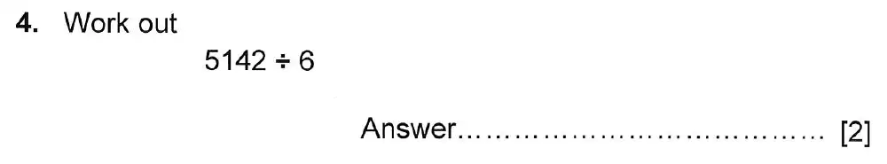 Question 4 - Haberdashers Monmouth Girls School HABS Entrance Examination 2015
