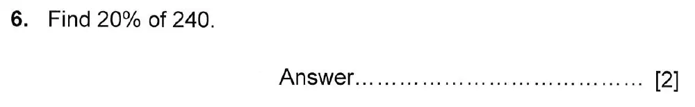 Question 6 - Haberdashers Monmouth Girls School HABS Entrance Examination 2015