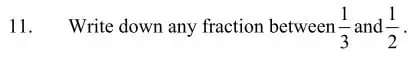 Question 11 - Haberdashers’ Aske’s Boys’ School (HABS) 11 Plus Maths Sample Paper – 2009