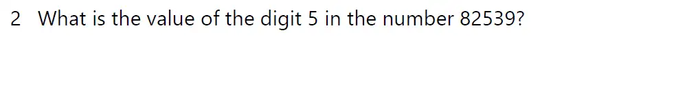 Question 2 - Haileybury 11 Plus Maths Sample Assessment 3 - 2022