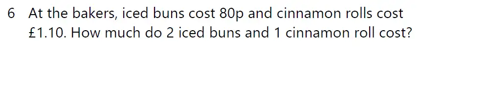 Question 6 - Haileybury 11 Plus Maths Sample Assessment 3 - 2022