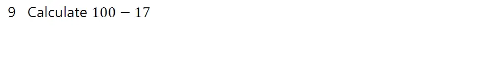 Question 9 - Haileybury 11 Plus Maths Sample Assessment 3 - 2022